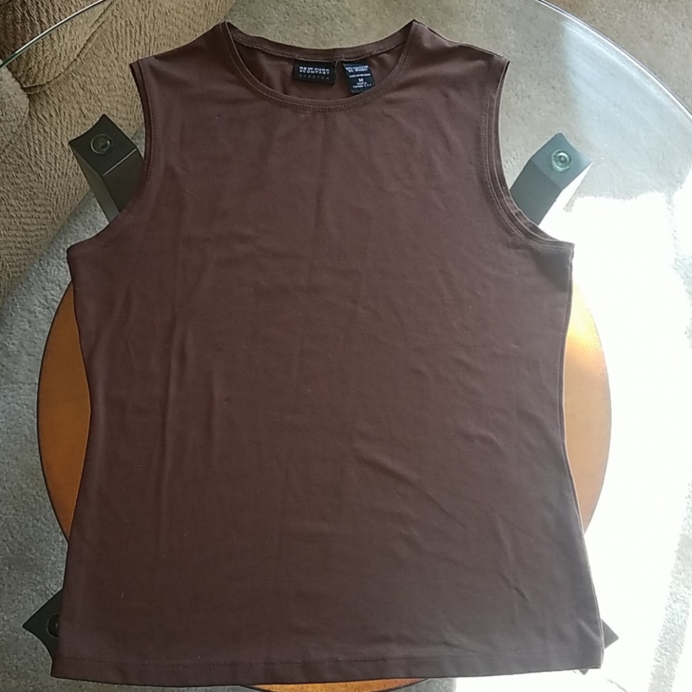 NY&C Brown fitted tank
